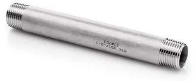 POLBERIS Nippel aus Edelstahl 1/2'' 150mm