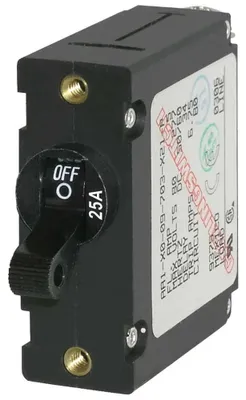 Image de Blue Sea Systems Disjoncteur magnétique Ac/dc Unipolaire 25a Noir Noir One Size