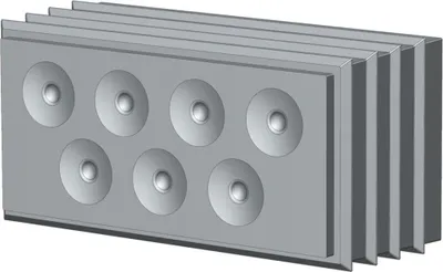 Produktbild von CONTA-CLIP Kabeltülle doppeltes Dichtelement KDS-DES breit Klemmbereich 6,5mm Temperaturbereich -40°C bis 90°C