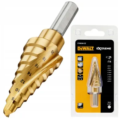 DEWALT Stufenbohrer 6-20 mm Extreme DT90248-QZ für Metall und Kunststoff