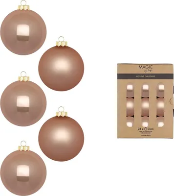 Produktbild von Weihnachtskugeln Glas 3cm 24 Stück - Golden Sesame