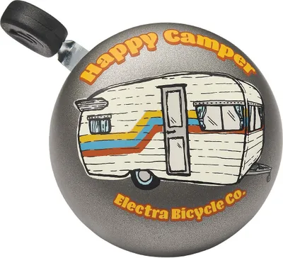 Produktbild von Electra Fahrradglocke Small Ding Dong "Happy CAMPER", Ø 60mm