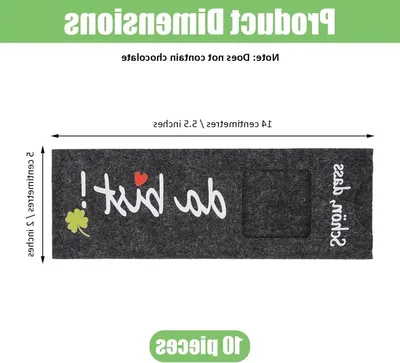 Wiederverwendbare Filzgeschenkboxen für Schokolade