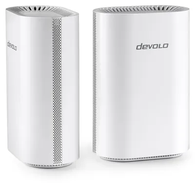 Zdjęcie produktu dla devolo WiFi 7 Mesh BE6500, zestaw 2 sztuk, system Mesh Wi-Fi o wysokiej prędkości, do 6500 Mbit/s