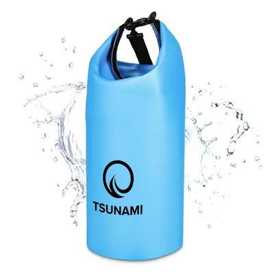 Produktbild von TSUNAMI Dry Bag, 30 L, wasserdichter Beutel, PVC, Roll Top Outdoor, blau