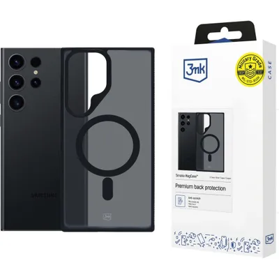 Produktbild von 3mk Schutzhülle Smoke MagCase für Samsung Galaxy S24 Ultra Backcover kompatibel mit MagSafe