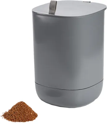 Obrázek produktu pro PLASTIA s.r.o. Kompostér Bokashi s bakteriemi, antracit