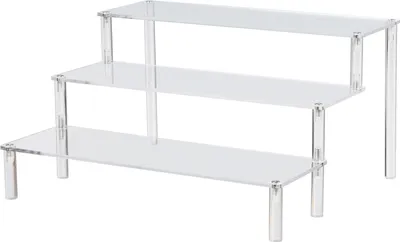 Produktbild von Tortenständer Cupcake Treppe 3-stufig transparentes Acrylglas für Geburtstag Hochzeit