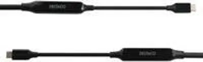 Produktbild von Deltaco USB-C zu USB-C Active Kabel 5m 3A schwarz (1902003)