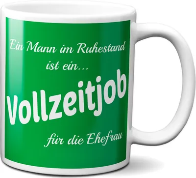 Produktbild von TassenKing Tasse - Ein Mann im Ruhestand... - Kaffeetasse, Kaffeebecher, Geschenkidee zum Valentinstag, Valentinstagsgeschenk, Geschenk für Sie / Ihn, Geschenk