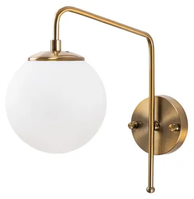 Image de Applique murale Lampe en métal finition vintage avec verre - 32 x 15 x 32 cm