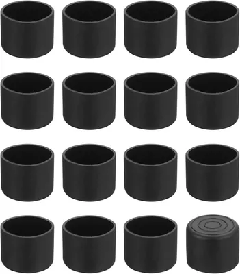 Produktbild von Möbelschoner 30 mm, 24 Stück, rutschfest, schwarz, für Möbel