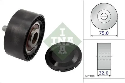 Produktbild von INA 532 0722 10 Umlenkrolle Keilrippenriemen für BMW 5 Touring (F11) 5 Limousine (F10) X5 (E70) X5 (F15, F85) 7 (F01, F02, F03, F04)