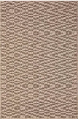 Produktbild von Teppich - 120 x 170 cm - Beige - mit Rautenmuster