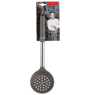 Produktbild von GEFU Sieblöffel Silikon Schaumlöffel Schaukelle Sieb Löffel 35 cm