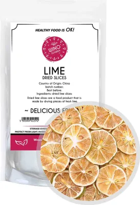 Obrázek produktu pro Sušené plátky limetek - 1kg Jedlé ovoce