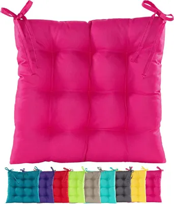 Produktbild von JACK Outdoor Stuhlkissen 38x38cm Lounge Kissen Auflage Wasserfest Sitzkissen Garten Lotus Effekt, Farbe:Pink