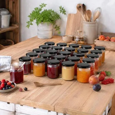 Produktbild von Jampotten, 36 Stück - 350 ml - aus Borosilikatglas - lebensmittelecht