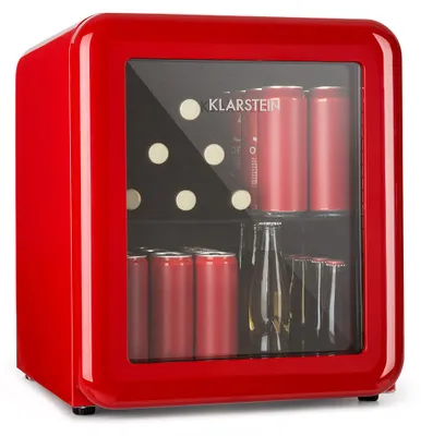 Obrázek produktu pro KlarsteinPopLife 48, lednice na nápoje, 48 l, 0-10 °C, retro design, červená