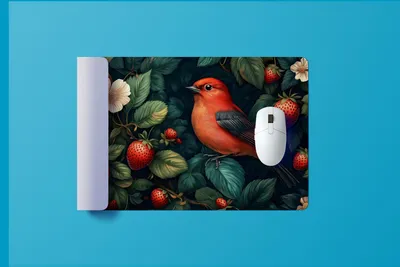 Produktbild von William Morris Mauspad | Größe in cm: 90 x 40
