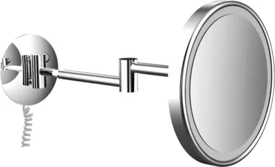 Immagine prodotto di emco LED miroir de rasage et de maqu'illage, à deux bras, avec câble spiralé, chromé, 109406013, 109406013
