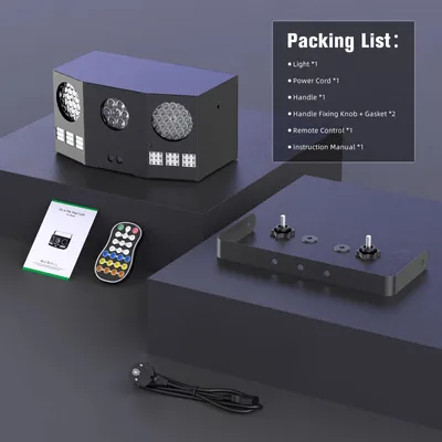 Produktbild von Magic Ball - 36-W-DJ-Effektlicht - RGBY 4-in-1 - DMX - Stroboskop - 25° Abstrahlwinkel - EU-Stecker