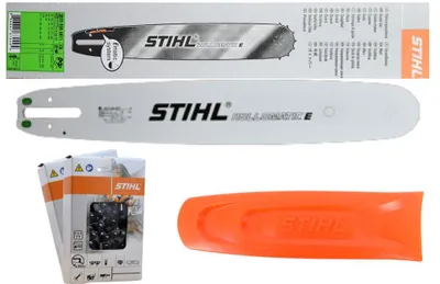 Produktbild von Stihl Führungsschiene 30030006811 Rollomatic E 37cm 0,325'1,6mm +2 Stihl Halbmeißelken 36860000062 +Stihl Schwertschutz 9174