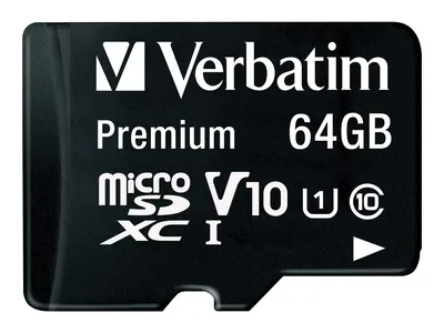 Obrázek produktu pro Verbatim Premium U1 Microsdxc Karte 64Gb