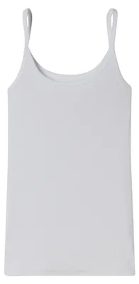 Produktbild von Schiesser Damen Spaghettitop Pure Rib - weiss - Größe 42
