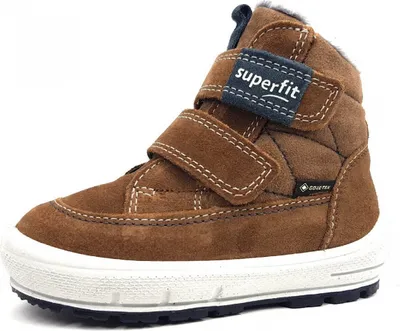 Produktbild von Superfit Groovy Kinderschuhe Kleinkinder Lauflern Halbschuhe Stiefel Braun Freizeit, Schuhgröße:25 EU