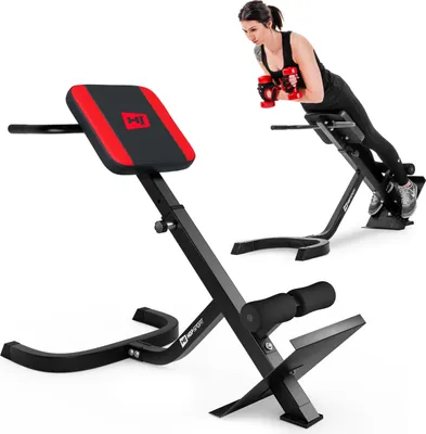 Produktbild von Hop-Sport Rückentrainer Bauchtrainer 45° Hyperextensions Rückenstrecker HS-1018