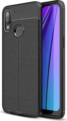 Immagine prodotto di Cadorabo custodia per Samsung Galaxy A10s / M01s custodia protettiva in nero custodia del telefono cellulare custodia TPU custodia in ecopelle applicazione