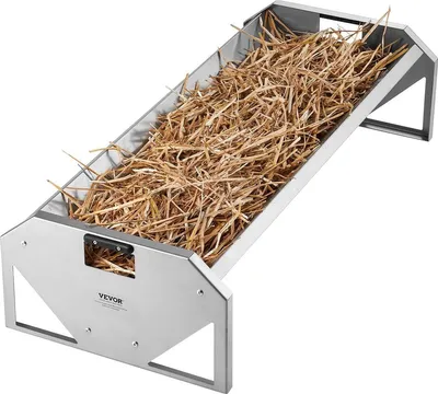 Produktbild von Futtertrog für Vieh, Fassungsvermögen 22 Gallonen, 45 Zoll, Ziegenfutterautomat für 10 Schafe