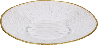 Obrázek produktu pro Zlatý skleněný dezertní talíř 21 cm