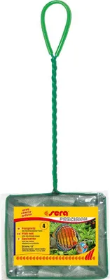 Produktbild von sera Fischfangnetz grobmaschig, 20 cm, fischschonend zum Fangen von Zierfischen