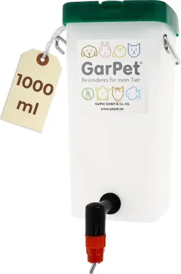 Produktbild von Nippeltränke Hühner Hasentränke Hühnertränke Wassertränke Küken Hamster Trinkflasche Kaninchen Trinkflasche Meerschweinchen Wachteltränke 1000 ml