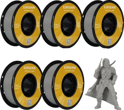 Obrázok produktu pre 3D tlačové vlákno, materiál PLA, priemer 1,75 mm, 5 KG PLA sivá