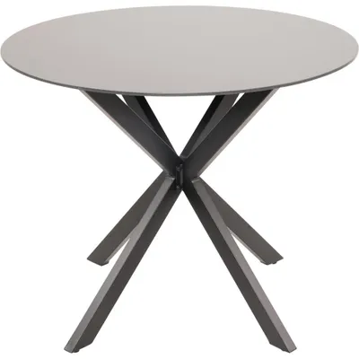 Produktbild von Lesli Living - Gartentisch Crest - Schwarz - Ø90x73cm