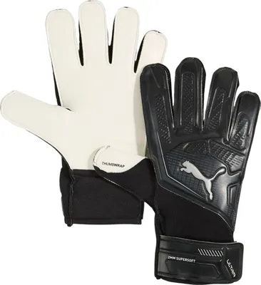 Zdjęcie produktu dla Rękawice bramkarskie Puma "Ultra Play" unisex, dla mężczyzn i kobiet, model RD3817 (10), kolor: czarny/srebrny