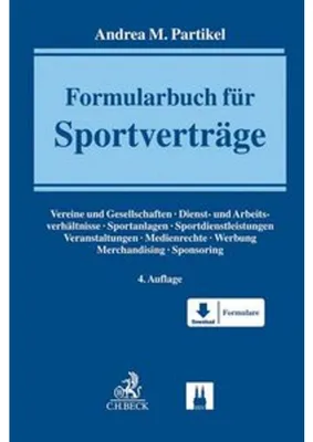 Immagine prodotto di Formularbuch für Sportverträge