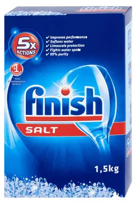 Obrázek produktu pro Finish 8594002682736, Sůl do myčky, 1,5 kg, 1 kusů, Krabice
