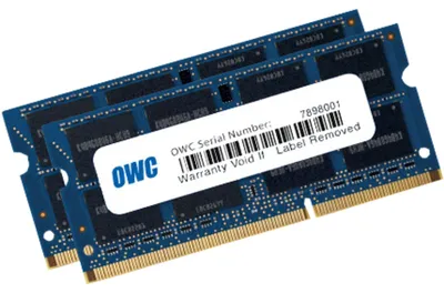 Produktbild von OWC 1867DDR3S16P, 16 GB, 2 x 8 GB, DDR3, 1867 MHz, 204-pin SO-DIMM