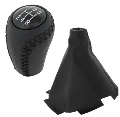 Produktbild von Schaltknauf Knauf schwarz 5-Gang + Schaltmanschette für Mazda 6 II GH 2007-2012
