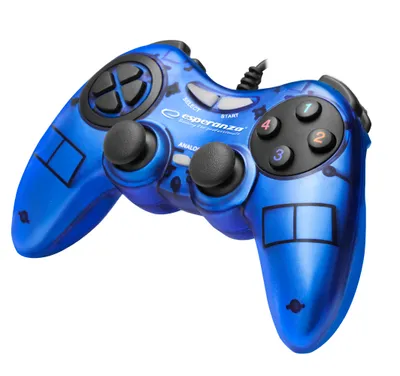 Image de Esperanza Manette Pc Usb Fighter Bleu