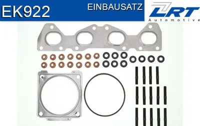Produktbild von LRT Montagesatz Abgaskrümmer EK922 passend für PEUGEOT 206 Schrägheck (2A/C)