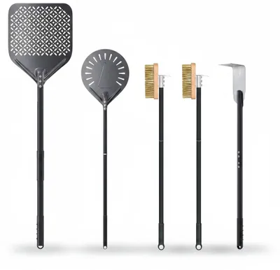 Produktbild von JL cuisine - Pizzaschep set - 5-teilig - Aluminium, KI-generiertes Bild