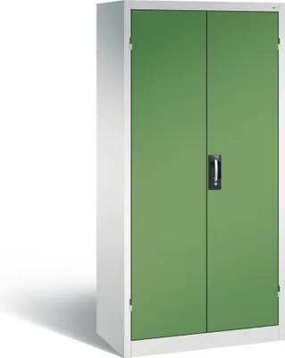 Produktbild von CP Stahlschrank 8921-503 S10136 lichtgrau, rededagrün 4 Fachböden 93,0 x 50,0 x 195,0 cm, aufgebaut, 1 St.
