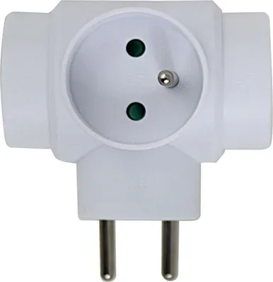 Produktbild von Esperanza ELK302W Elektrischer Splitter 3 Steckdosen Weiß