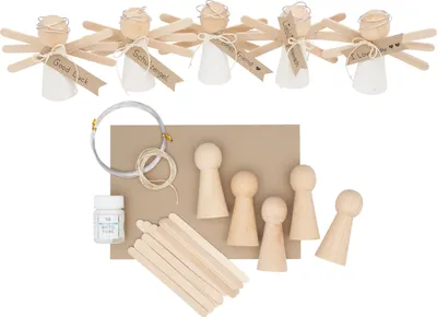 Produktbild von VBS Bastelset "Schutzengel", 5 Stück