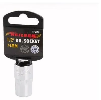 Produktbild von 14 mm - Stecknuss aus Chrom-Vanadium Super Lock für 1/2-Zoll-Antrieb - Neilsen Tools